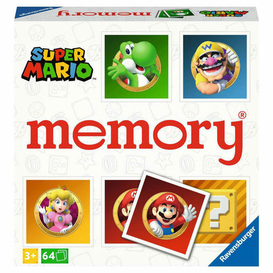 Ravensburger game memory Super Mario, for children from 3 years, 20925