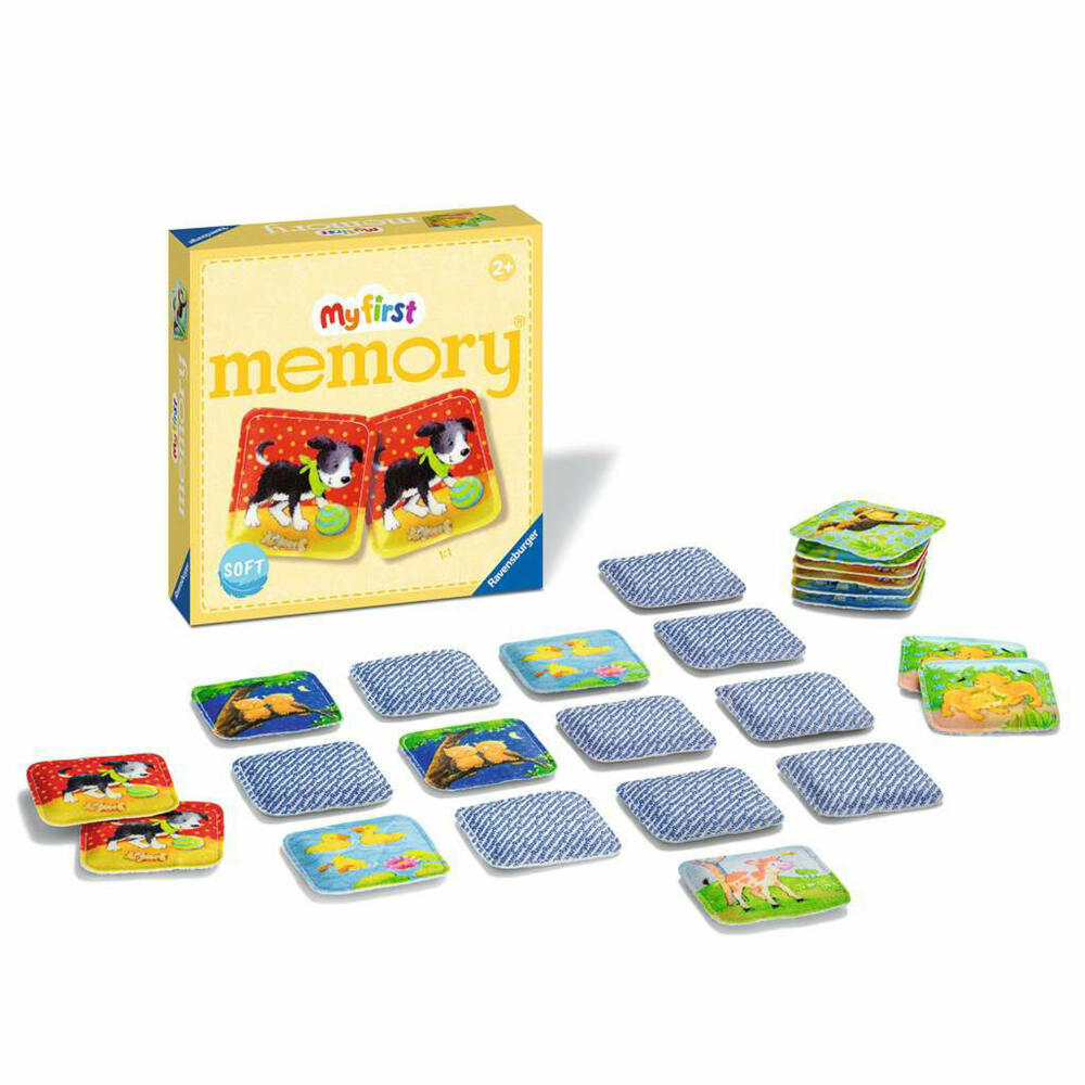 Ravensburger My first memory plush, memo game, memory game, children's game, 20998