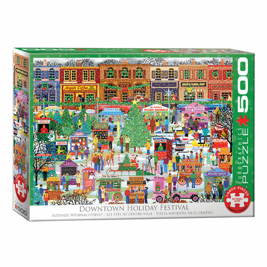 Eurographics Puzzle Das Altstadt-Weihnachtsfest, 500 Teile, 68 x 48 cm, 6500-5503