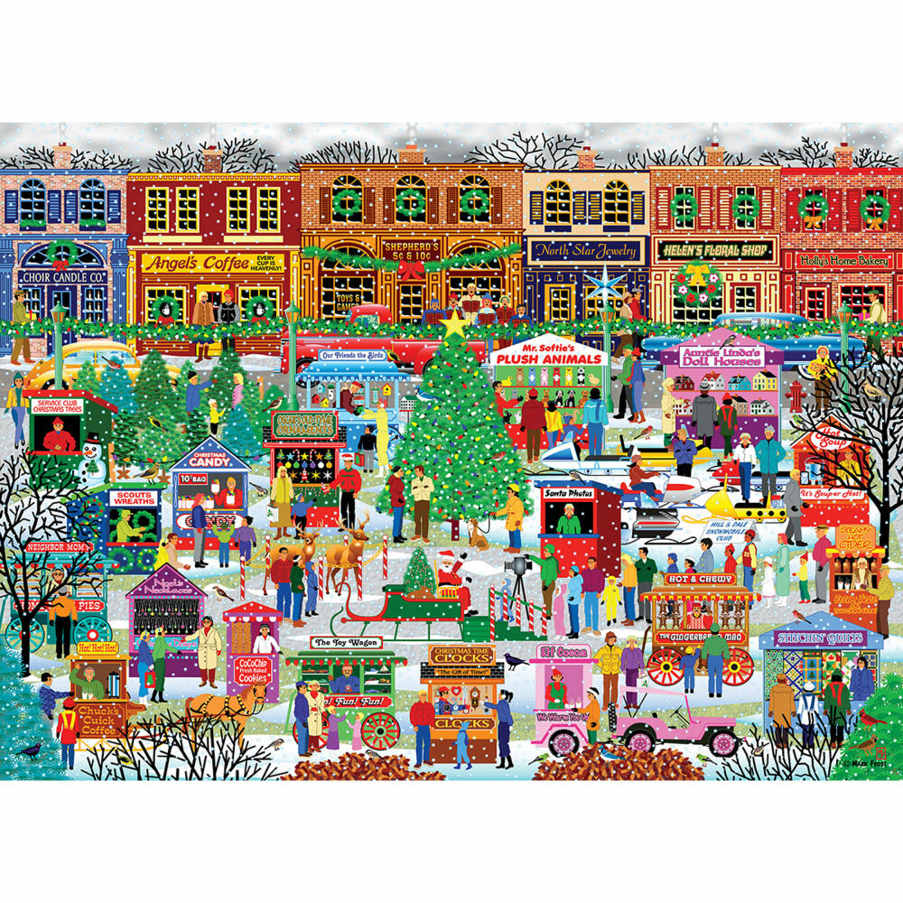 Eurographics Puzzle Das Altstadt-Weihnachtsfest, 500 Teile, 68 x 48 cm, 6500-5503