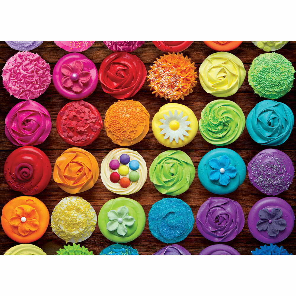 Eurographics Puzzle Cupcake Rainbow, 1000 pieces, 68 x 48 cm, 6000-5625