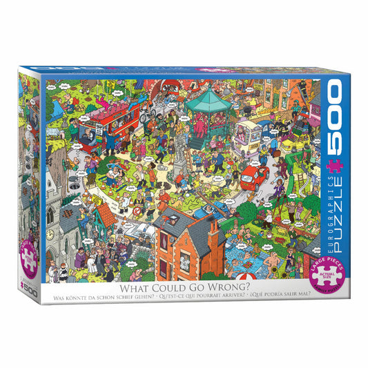 Eurographics Puzzle Was könnte denn da schief laufen von Martin Berry, 500 Teile, 68 x 48 cm, 6500-5460