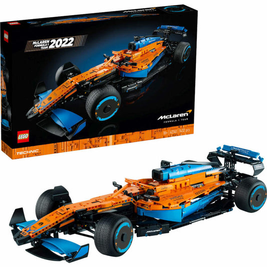 LEGO Technic McLaren Formel 1 Rennwagen, 1434-tlg., Bauset, Konstruktionsset, Bausteine, Spielzeug, ab 18 Jahre, 42141