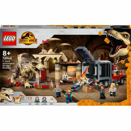 LEGO Jurassic World 76948 T. Rex & Atrociraptor: Dinosaurier-Ausbruch