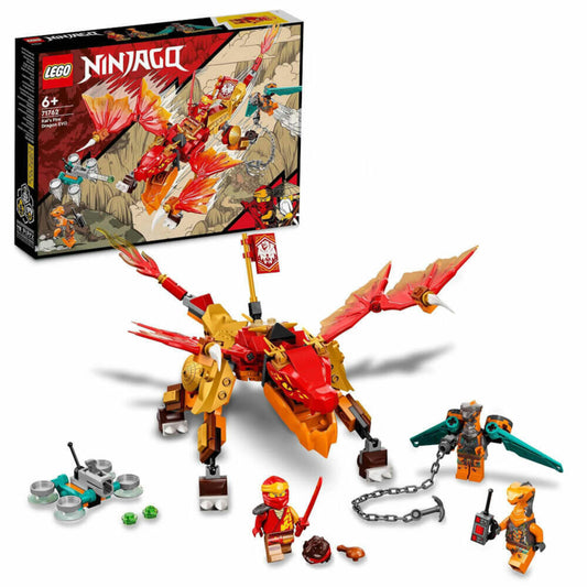 LEGO Ninjago Kais Feuerdrache EVO, 204-tlg., Bauset, Konstruktionsset, Bausteine, Spielzeug, ab 6 Jahre, 71762
