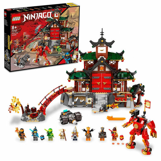 LEGO Ninjago Ninja-Dojotempel, 1394-tlg., Bauset, Konstruktionsset, Bausteine, Spielzeug, ab 8 Jahre, 71767