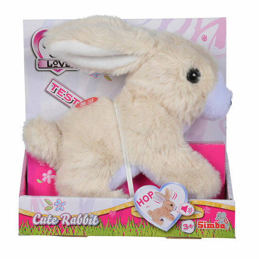 Simba ChiChi Love Rabbit, bunny, plush bunny, toy, with functions and sounds, from 5 years, 20 cm, 105893456