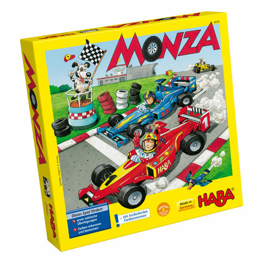 HABA Monza, dice game, running game, children's game, dice game, games, 4416