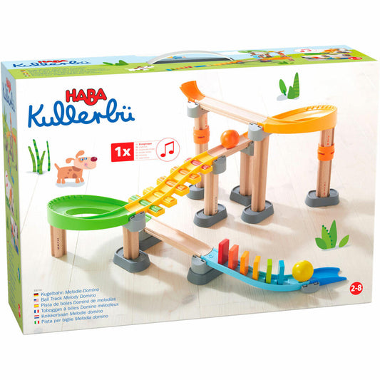 HABA Kullerbü ball track melody domino, ball track, accessories, sound staircase, domino staircase, 306744