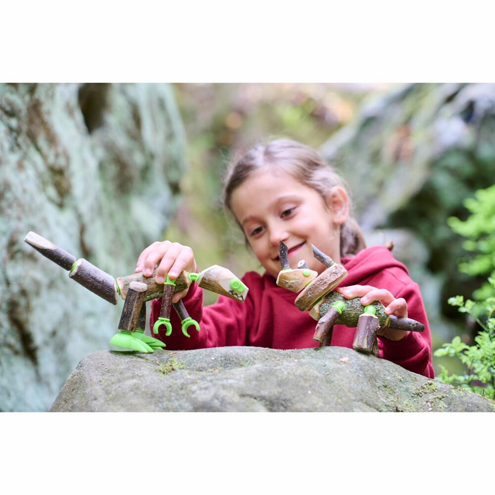 HABA Terra Kids Connectors Construction Set Dinosaur, Construction Kit, Construction Toy, Ages 8 and Up, 306309