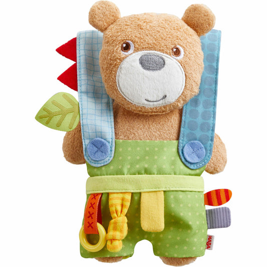 HABA Play Trainer Bear Fun, Play Trailer, Fabric Toy, Plush Toy, Baby Toy, 306381