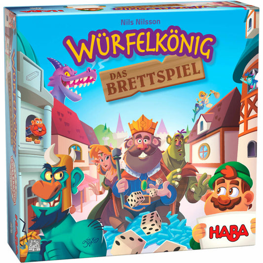 HABA Dice King - The Board Game, Dice Game, Collecting Game, Family Game, Children's Game, from 8 years, 306400