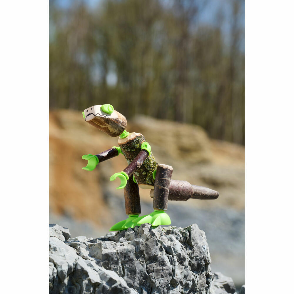 HABA Terra Kids Connectors Construction Set Dinosaur, Construction Kit, Construction Toy, Ages 8 and Up, 306309