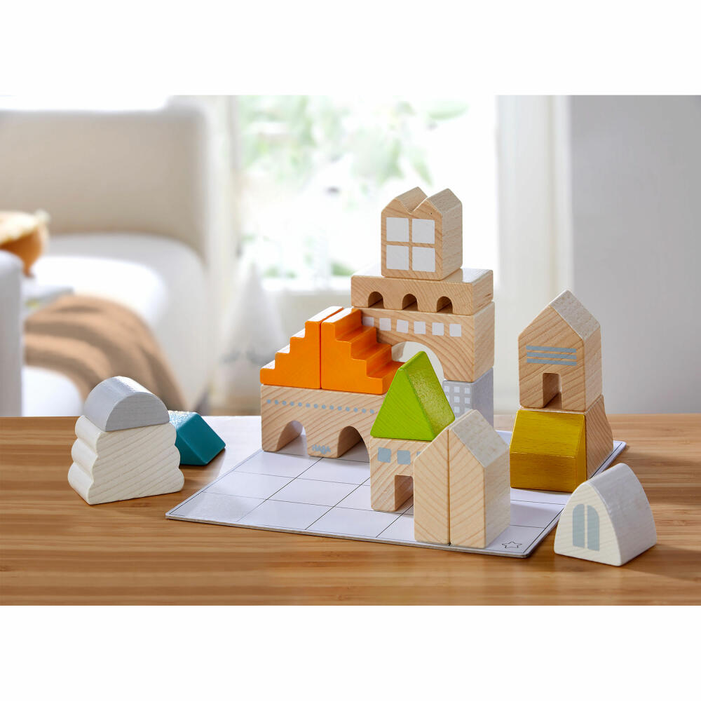 HABA Puzzle Game Logic Builder, Building Blocks, Children's Game, 3D Puzzle Game, Children, from 5 Years, 306313