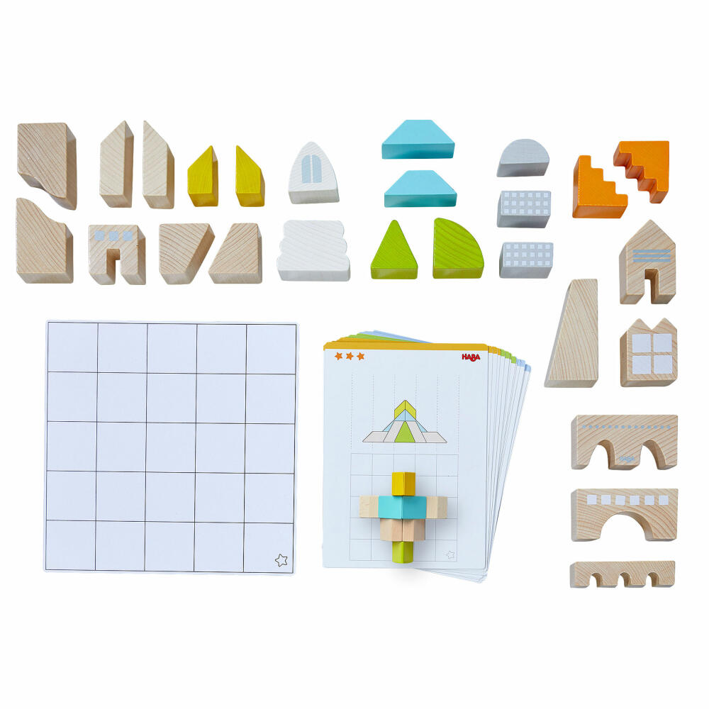 HABA Puzzle Game Logic Builder, Building Blocks, Children's Game, 3D Puzzle Game, Children, from 5 Years, 306313