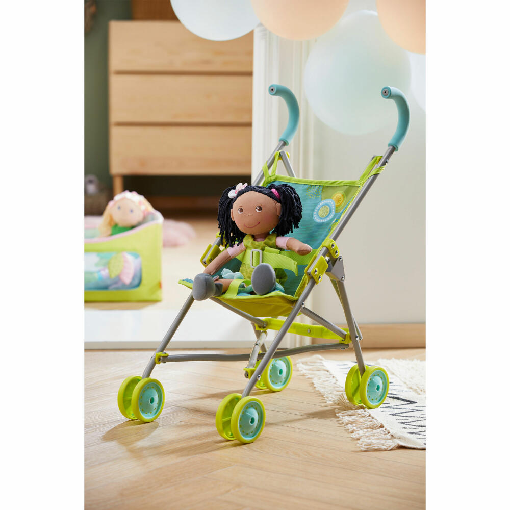 HABA Doll Buggy Summer Meadow, Doll Buggy, Doll Pram, Doll Accessories, Accessories, 306208