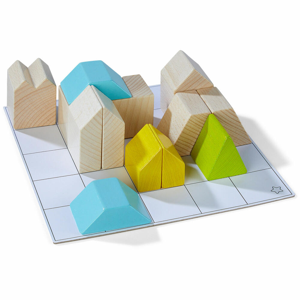 HABA Puzzle Game Logic Builder, Building Blocks, Children's Game, 3D Puzzle Game, Children, from 5 Years, 306313