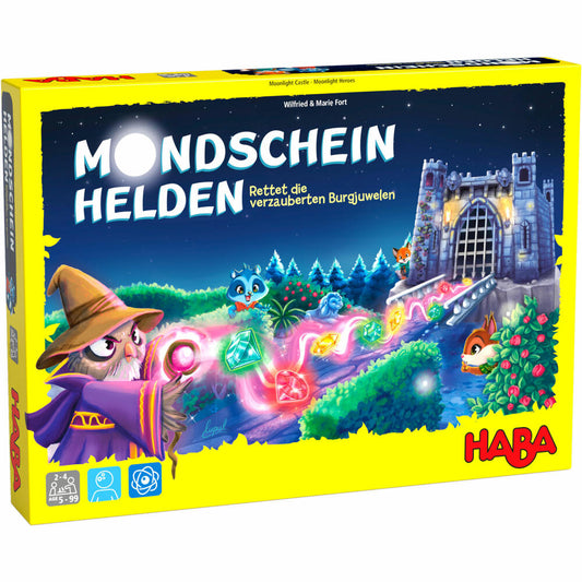 HABA Moonlight Heroes, 3D game, sliding game, collecting game, children's game, children's game, from 5 years, 306482