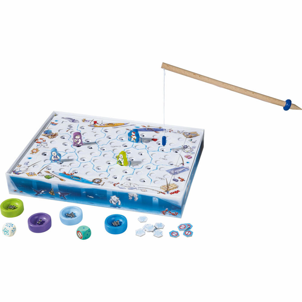 HABA Kayanak - Angeln, Eis & Abenteuer, Angelspiel, Brettspiel, Kinderspiel, ab 4 Jahren, 7146