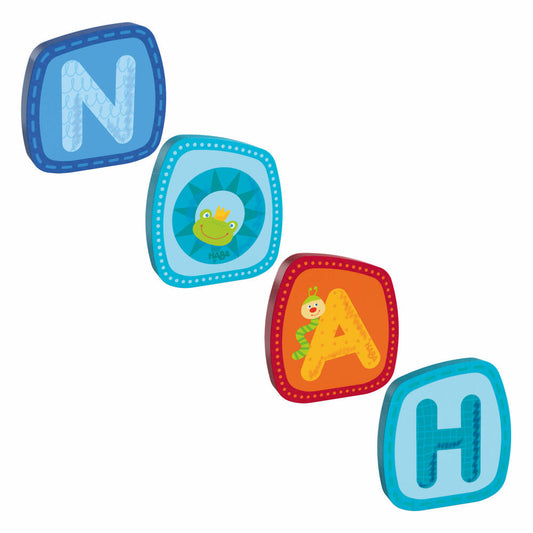 HABA wooden letters, name Noah, letters, door sign, wall, decoration, children's room, child, baby