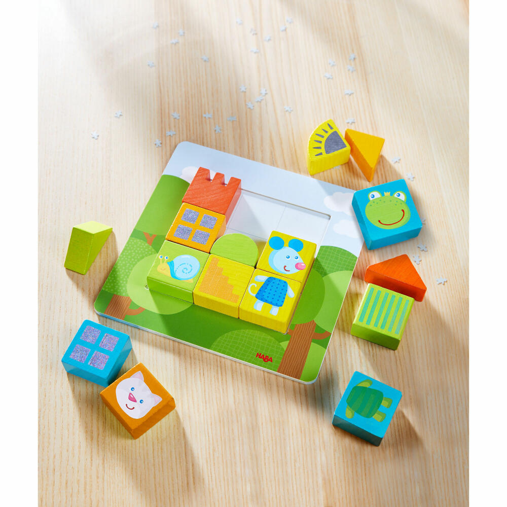 HABA Animal Square Puzzle, Children's Game, Toy for Ages 2 and Up, 306292
