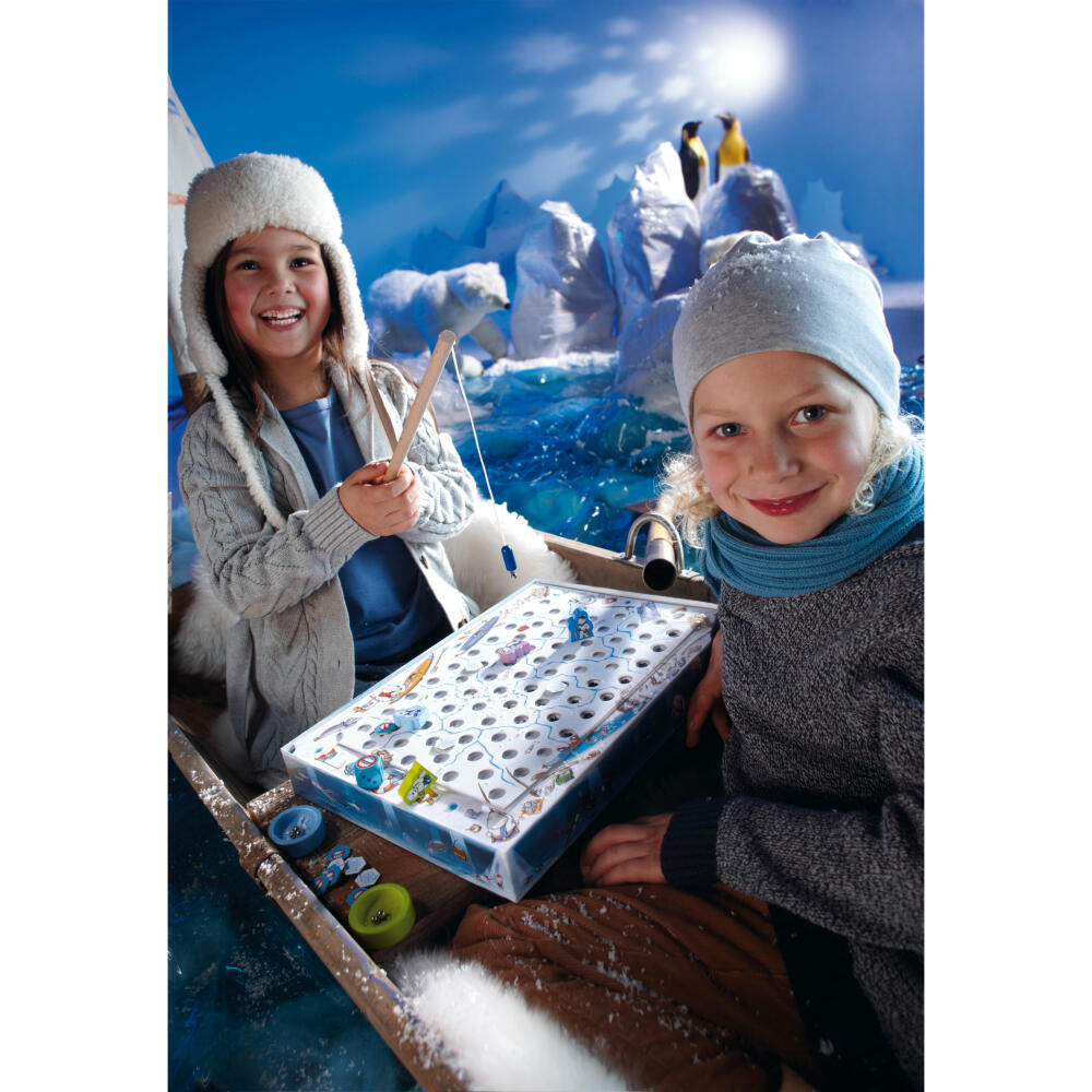 HABA Kayanak - Angeln, Eis & Abenteuer, Angelspiel, Brettspiel, Kinderspiel, ab 4 Jahren, 7146