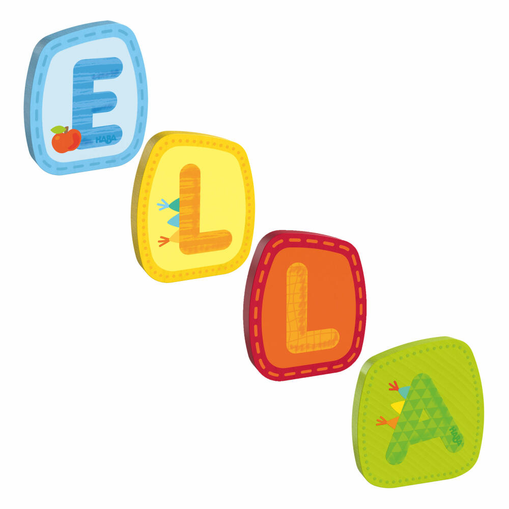 HABA wooden letters, name Ella, letters, door sign, wall, decoration, children's room, child, baby