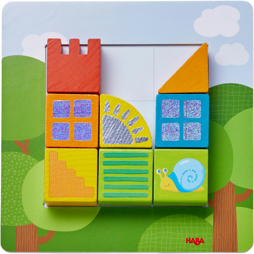 HABA Animal Square Puzzle, Children's Game, Toy for Ages 2 and Up, 306292