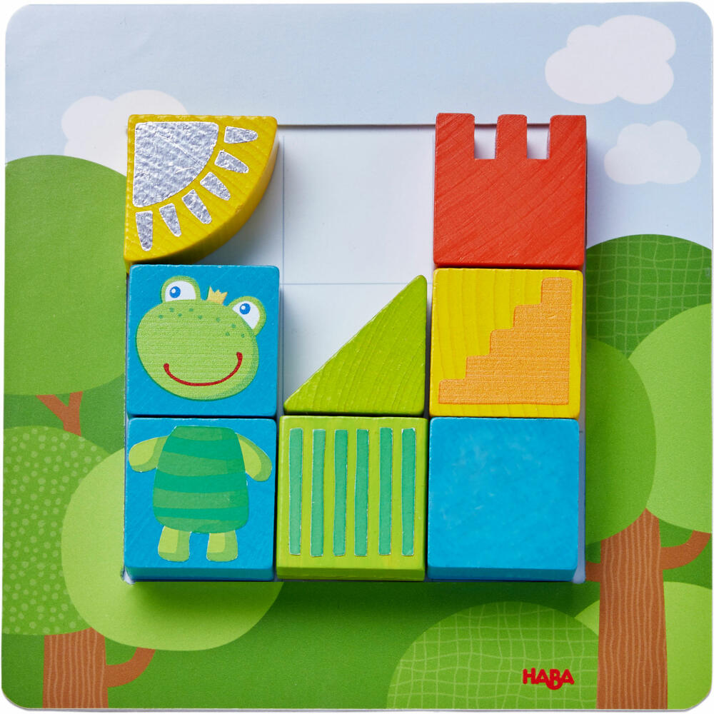 HABA Animal Square Puzzle, Children's Game, Toy for Ages 2 and Up, 306292