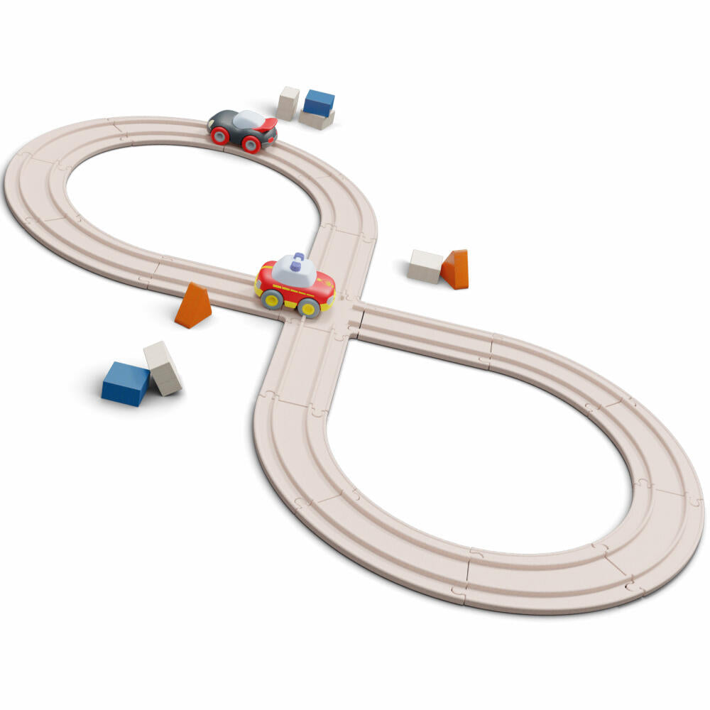 HABA Cars Meine erste Rennbahn, mit 2 Autos, Rennstrecke, Spielzeug, Kinder, ab 2 Jahren, 2011834001