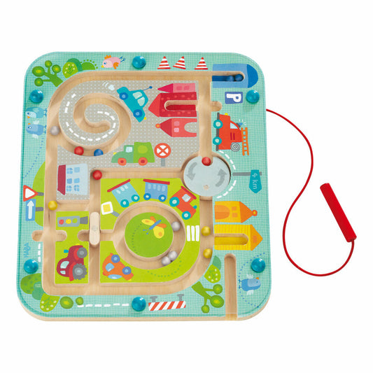 HABA Magnetic Game City Labyrinth, Magnetic Games, Children's Games, Children's Games, Magnet, 301056