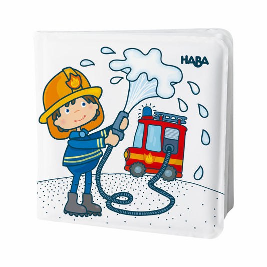 HABA Magic Bath Book Fire Brigade, Bath Toy, Play Book, Children, Toys, from 18 months, 2011704001