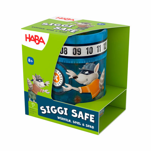 HABA Siggi Safe, Würfelspiel, Kinderspiel, Gesellschaftsspiel, ab 8 Jahren, 2010899001
