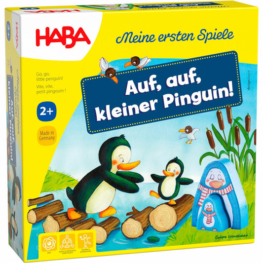 HABA My first games - Up, up little penguin, dice game, children's game, from 2 years, 1307056001