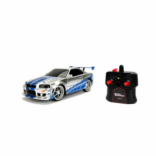 Jada Fast &amp; Furious RC Nissan Skyline GTR, RC car, remote-controlled car, toy car, scale 1:16, 253206007