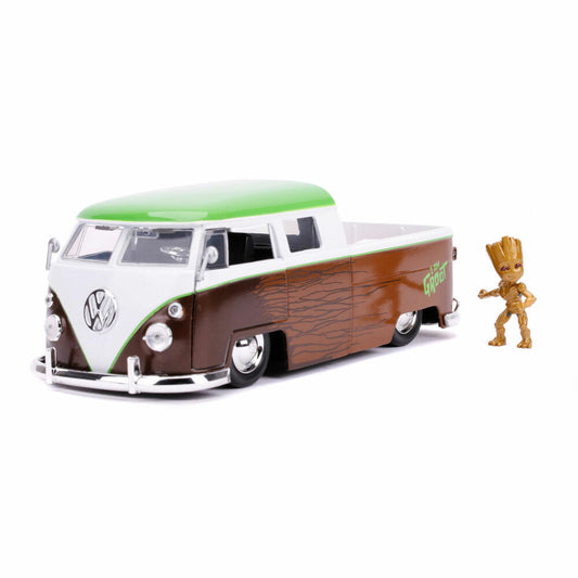 Jada Jada Marvel Groot 1963 Bus Truck, model car, model car, model vehicle, figure, scale 1:24, 253225013
