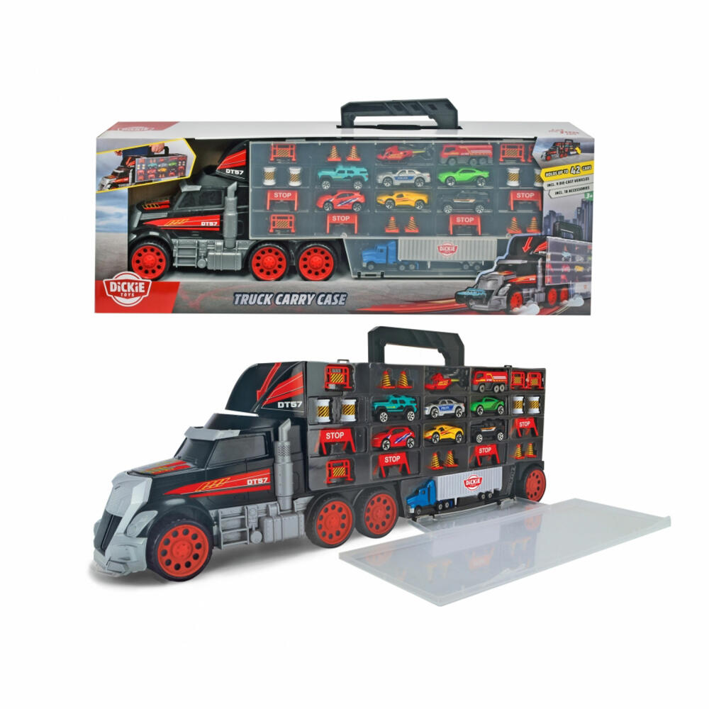 Dickie Toys Truck Carry Case, Storage, Toy Car, Car Transporter, Toy Car, 203749023