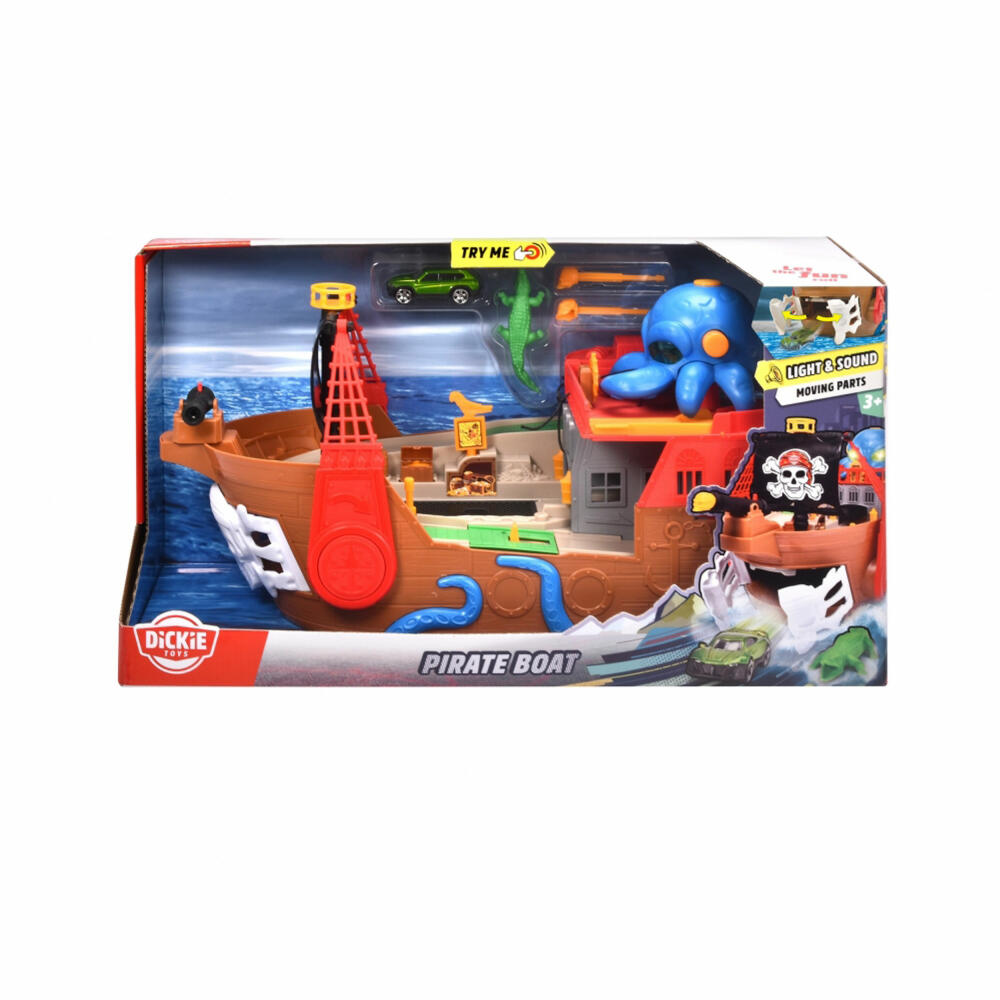 Dickie Toys Pirate Ship, Toy Boat, Pirate Ship, Bath Toy, Toy, 203778000