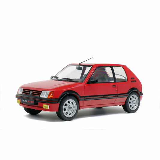 Solido Peugeot 205 GTI MK1 1988, model car, model, car, miniature, scale 1:18, red, 421184410
