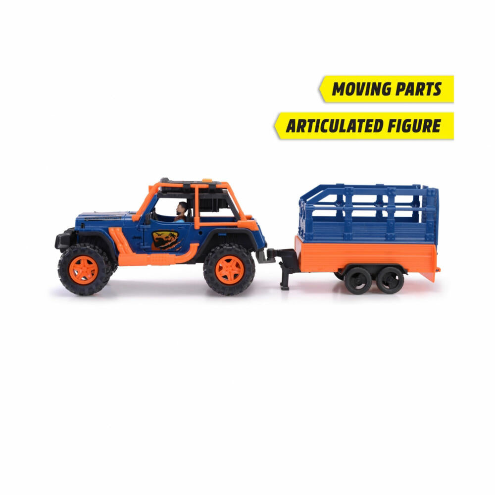 Dickie Toys Dino Commander, Jeep, Spielzeugauto, Spielzeug Auto, mit Dino Figur, 203837024