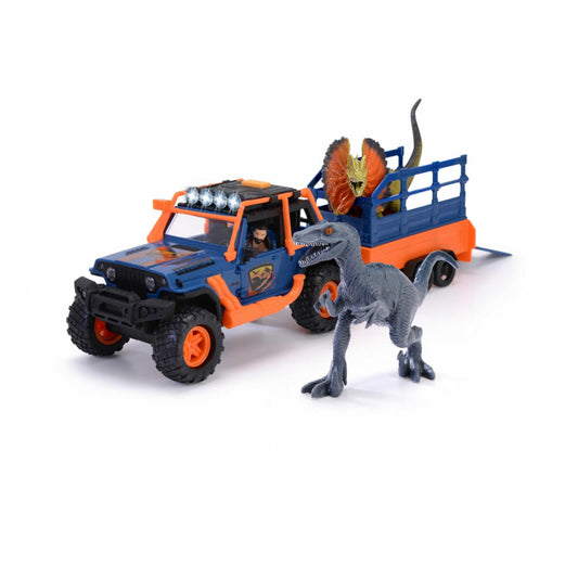 Dickie Toys Dino Commander, Jeep, Spielzeugauto, Spielzeug Auto, mit Dino Figur, 203837024