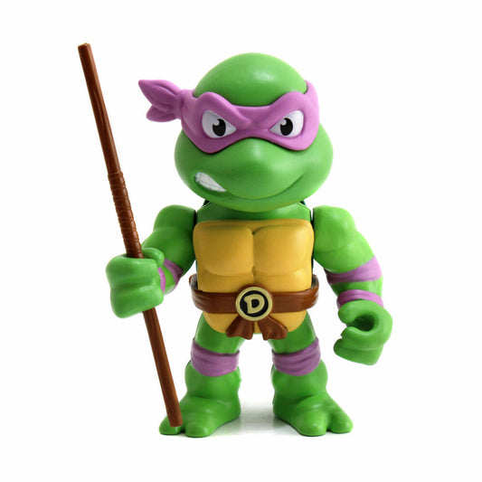 Jada Turtles 4 Donatello Figure, with Accessories, Collectible Figure, Toy, Purple, 10 cm, 253283003