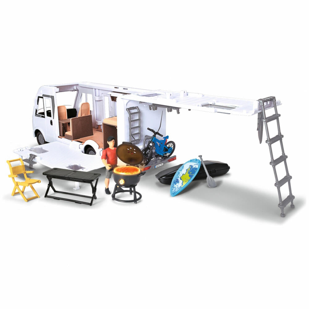 Dickie Toys Motorhome Set, Camping Car, Playset, Camping Van, with Toy Figure, 203837021