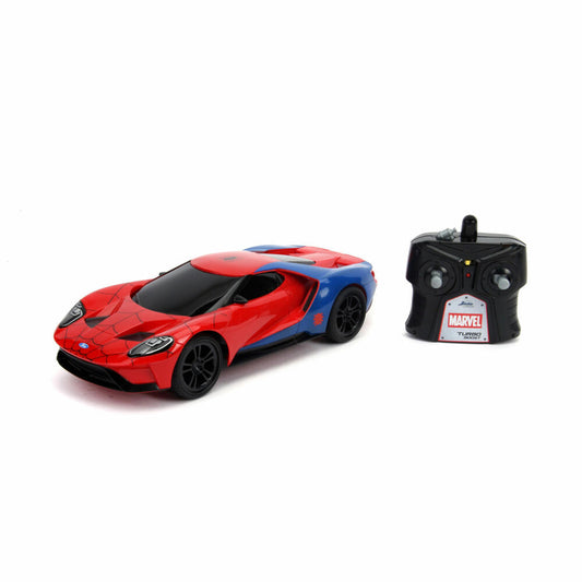 Jada Marvel Spider-Man RC 2017 Ford GT 1:16, Remote Controlled Car, Model Car, Toy, 253226002