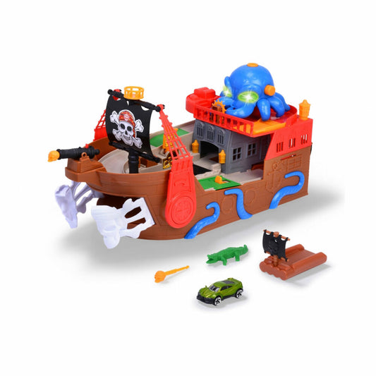 Dickie Toys Piratenschiff, Spielzeug-Boot, Piraten Schiff, Badewannenspielzeug, Spielzeug, 203778000