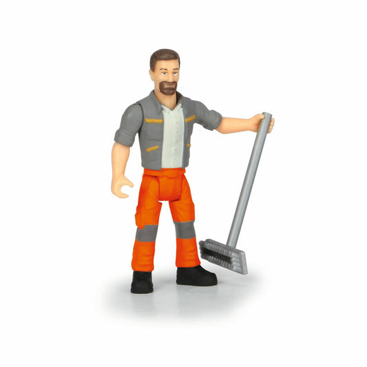 Dickie Toys Street Sweeper, Spielzeug-Kehrmaschine, Reinigungs-Fahrzeug, Spielzeug, 203834003