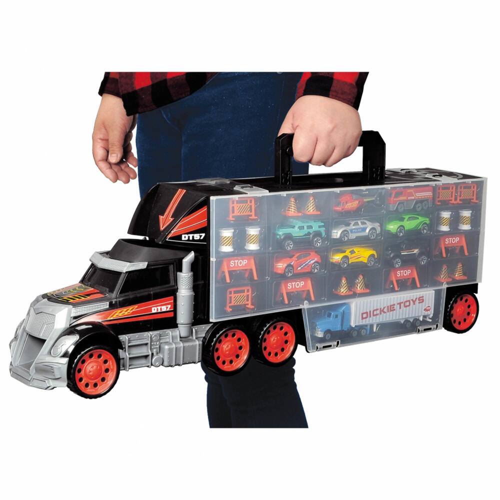 Dickie Toys Truck Carry Case, Storage, Toy Car, Car Transporter, Toy Car, 203749023