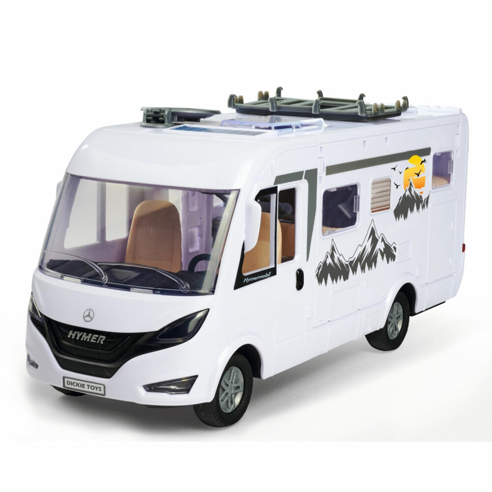 Dickie Toys Motorhome Set, Camping Car, Playset, Camping Van, with Toy Figure, 203837021