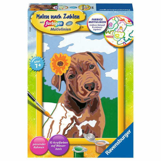 Ravensburger Malen nach Zahlen Bester Freund, Mal-Set für Kinder, 28943