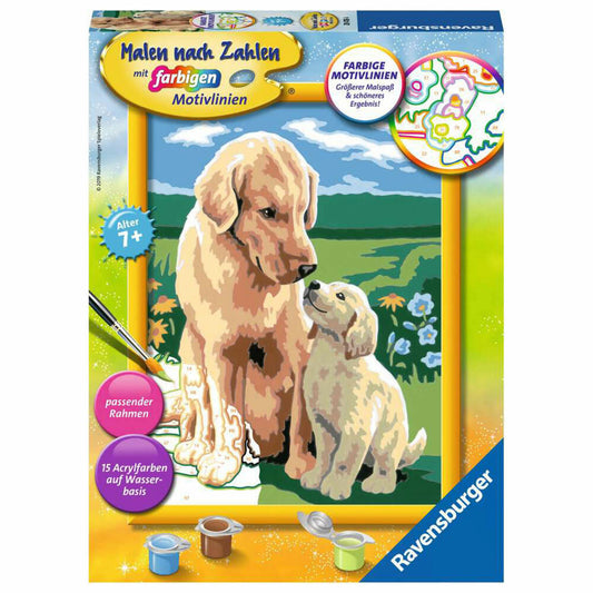 Ravensburger Malen nach Zahlen Mutterliebe D, Mal-Set für Kinder, 28476